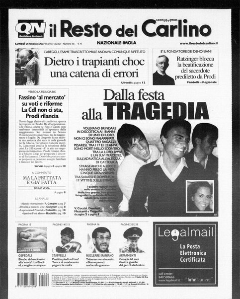 Il Resto del Carlino : giornale dell'Emilia